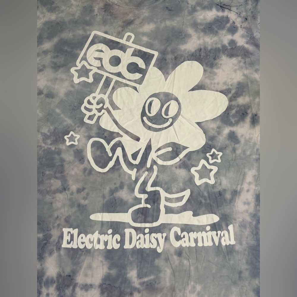 Electric Daisy Carnival EDC 2024 Tie-Dye - XL T-Shirt